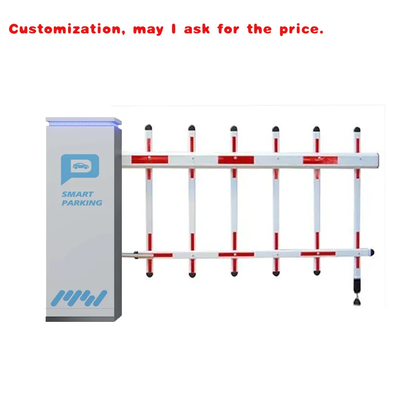 custom.ANT Car Parking Brushless Automatic Barrier Gate Barrier Fence Arm Gate Barrier with Rubber