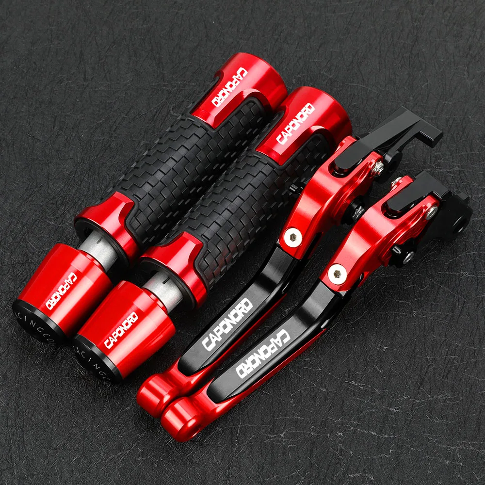 For Aprilia CAPONORD ETV1000 2002 -2006 2007 Motorcycle Foldable Brake Clutch Levers 22MM 24MM Handlebar Knobs Handle Grips Ends