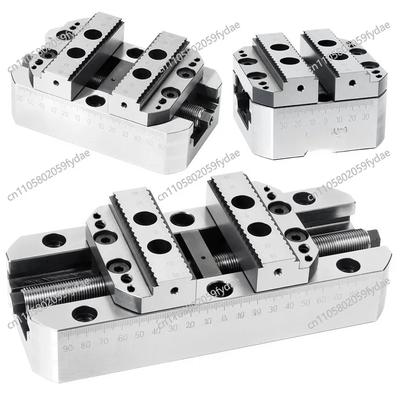 Four-axis precision self-centering vice, hard zero positioning quick change 5-axis turntable concentric fixture