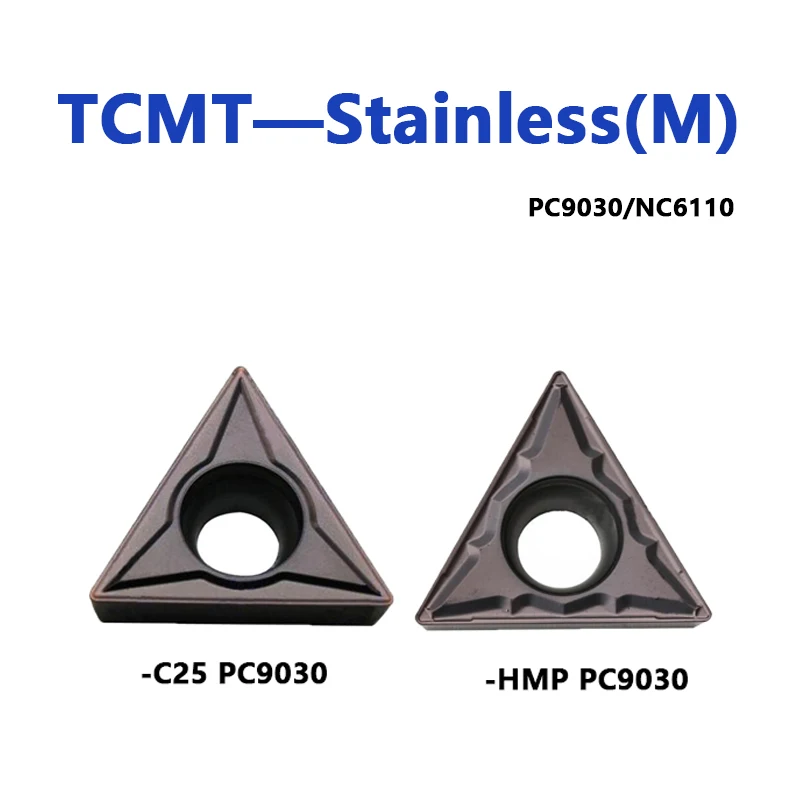 

Original TCMT16T304 TCMT16T308 HMP TCMT090204-C25 PC9030 NC6110 CNC Turning Tool Holder TCMT 090204 TCMT110204 Carbide Inserts