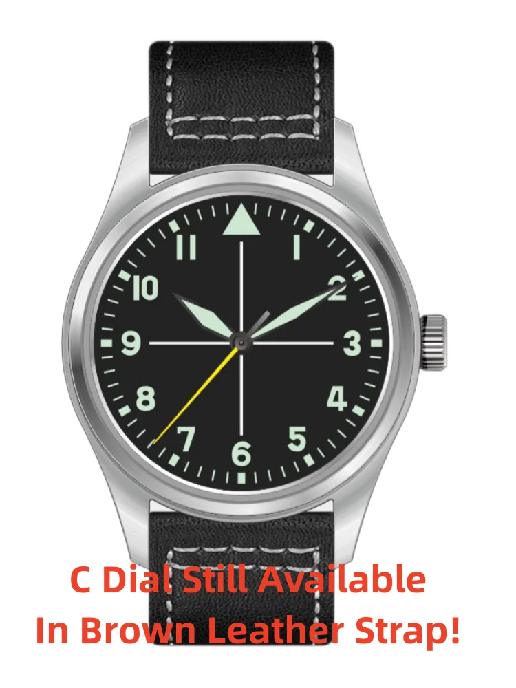 San martin 39mm retro piloto relógio nh35 relógios mecânicos automáticos masculinos mergulho 20bar relógio de pulso luminoso safira SN0030G-2