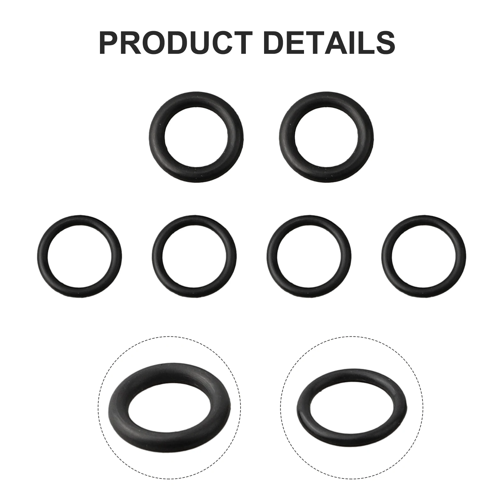 Gasket Bike O-Ring Parts Replacement Rubber Accessories Hose Hydraulic 6pcs/set 8/9mm Disc Brake New Practical