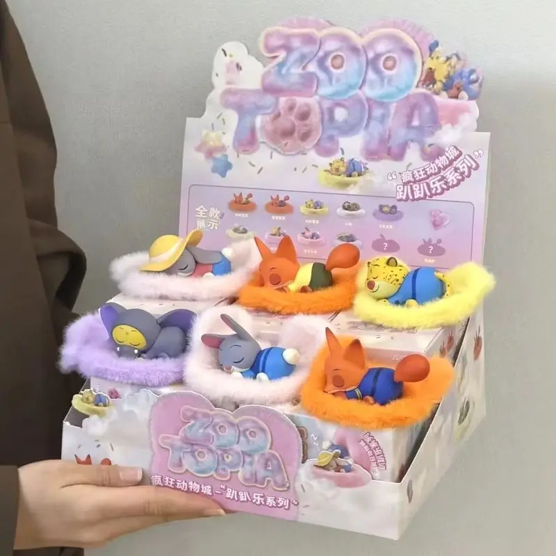 

Оригинальная коллекционная игрушка-сюрприз Zootopia 2026: Серия «Сон» – плюшевая подушка, фигурки животных (кролик, лиса) из ПВХ, декор для стола, подарок на день рождения для детей
