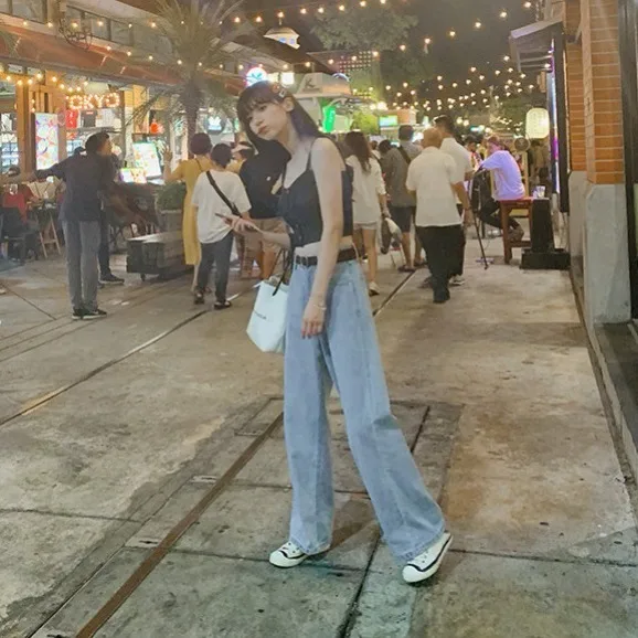 

Широкие джинсы, женские брюки с блестящими камнями, большие размеры, большие, пышные, женские джинсовые модные, удобные, базовые, простые