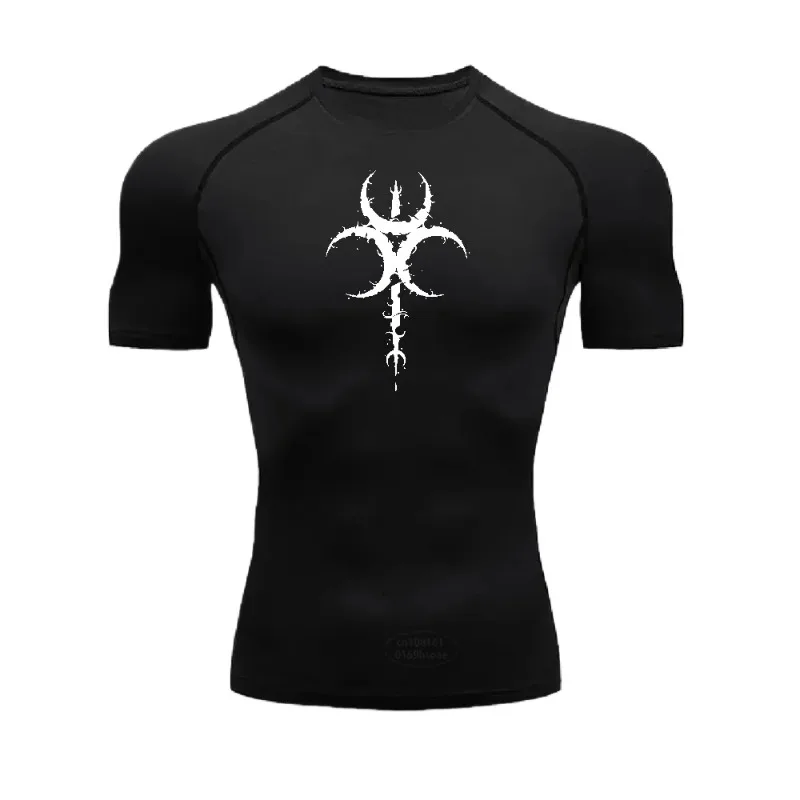 

Мужская облегающая удобная спортивная одежда для бокса, модная быстросохнущая летняя спортивная одежда, влагоотводящая повседневная компрессионная одежда