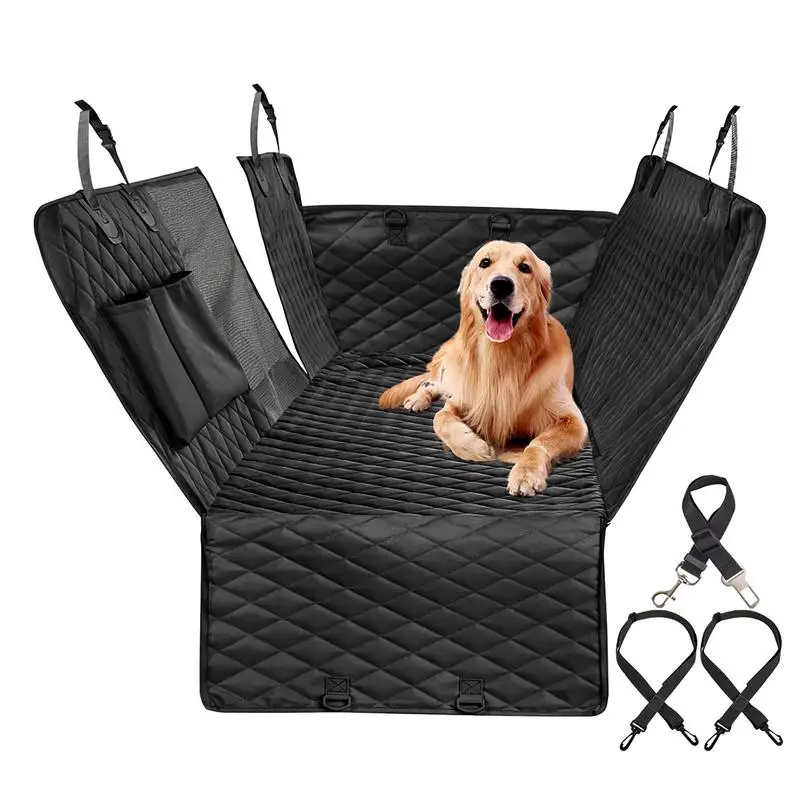 

Car Seat Protector For Dogs Waterproof Dog Hammock With Hard Bottom Anti-Scratch Hammock Travel Bed Pet Backseat Protector For