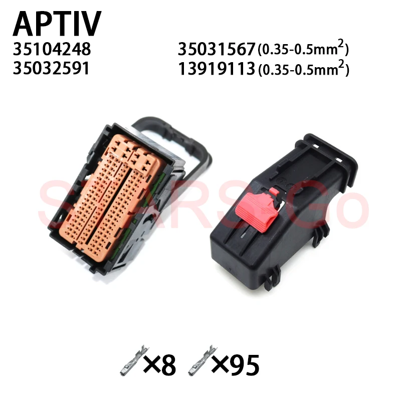 1/10SET 35104248 35032591 35031567 13919113 35031566 35031565 13919112 103P APTIV Delph Engine Computer Board Connector ECU Plug