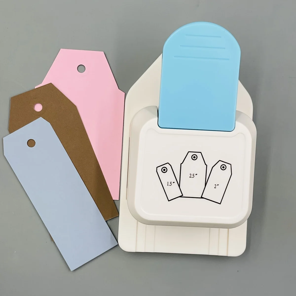 3 in 1 Tag Punch Corner Rounder Cutter Paper Label Punch for Scrapbooking Card for DIY Paper Card Photo Card Making Supplies