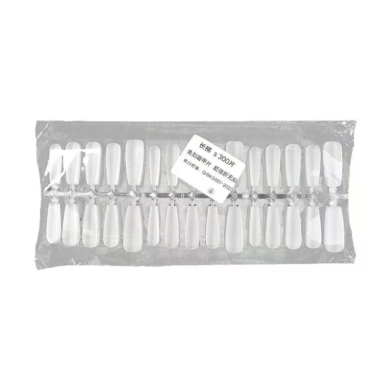 300 قطعة/الحقيبة نصائح الأظافر وهمية ماتي التغطية شفافة الأظافر كاذبة نصائح هلام الأظافر تمديد Diy بها بنفسك ممارسة مسمار أداة #5