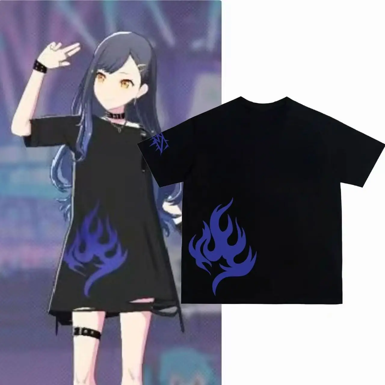 

Shiraishi An Cosplay Outfit with Wig & Hair Accessories for Comic Con