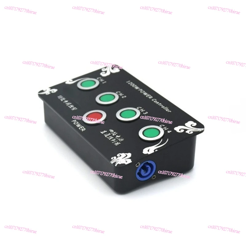 Single Trigger Pull Box Dj Stage Light Controller 4 Channel Mini Red Soloflash Button Effects