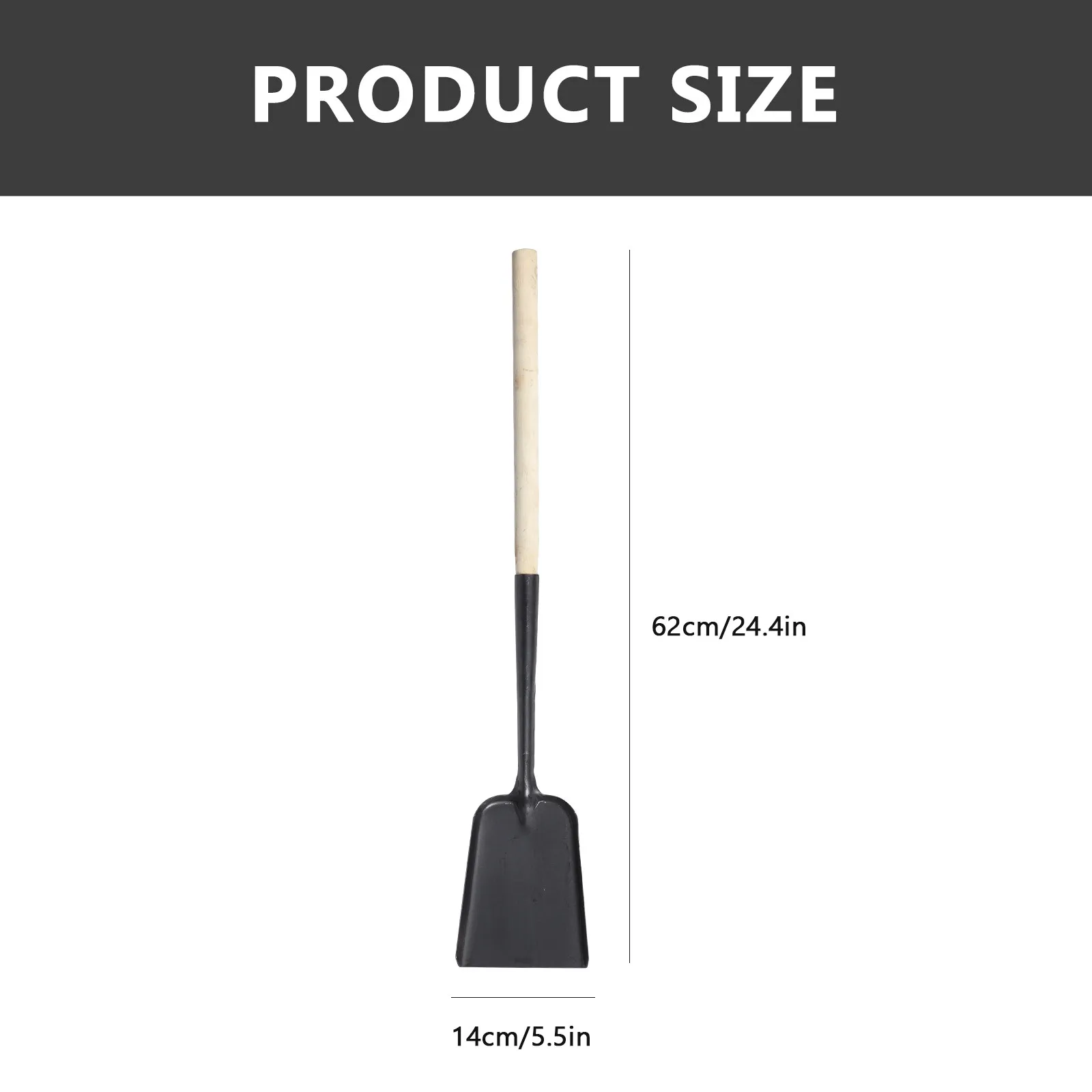 2Pcs Ash Shovel High Quality Fireplace Shovel for Home Coal Ash Soil Cleaning Bbq Fire Pit Mat Kitchen Supplies