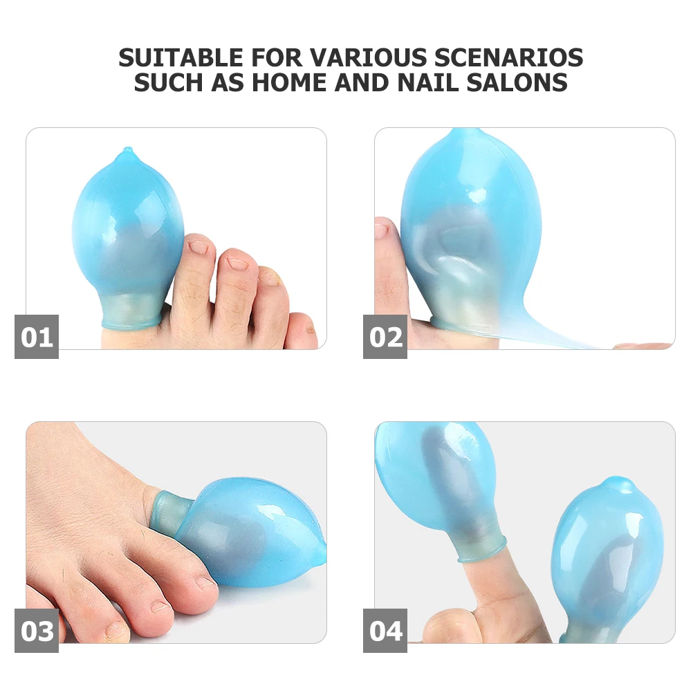 4pcs Finger and Toe Covers Caps Protectors for Shoes Cushions Nail Tpe Guards Shoe Covers Toe Warmer Covers For Men And Women