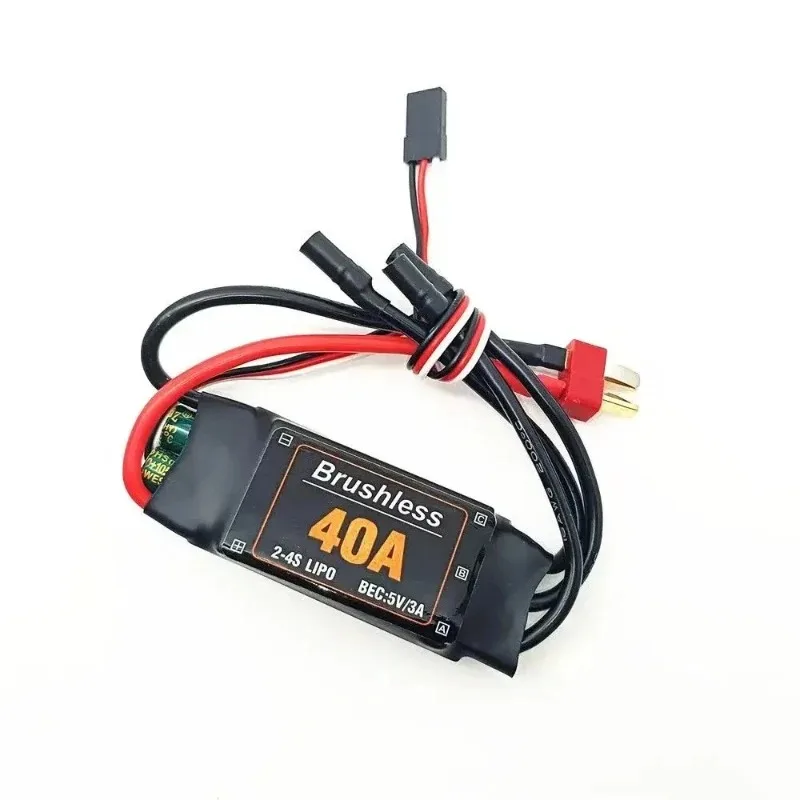 30A/40A ESC bürstenloser elektronischer Geschwindigkeitsregler 2-4S mit 5V3A UBEC für RC FPV Quadcopter Starrflügelmodellflugzeuge