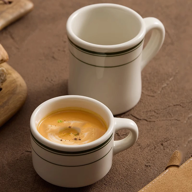 American Ceramic Coffee Cup Living Room Decoration Mug Breakfast Milk Cup Espresso Cup Drinking Utensils Exquisite Gifts