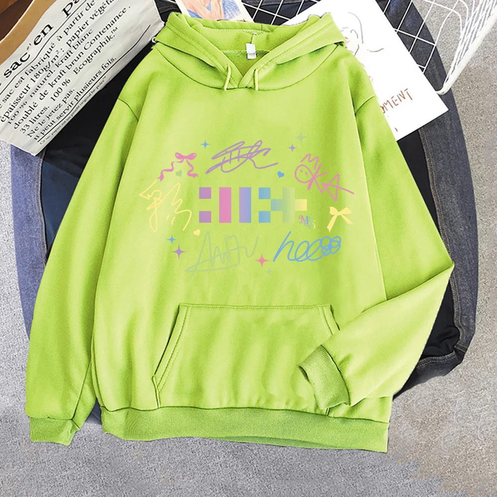 Sudadera con capucha ILLIT estética 2025New Song Album moda Sudadera con estampado gráfico ropa Unisex Sudaderas con capucha de alta calidad