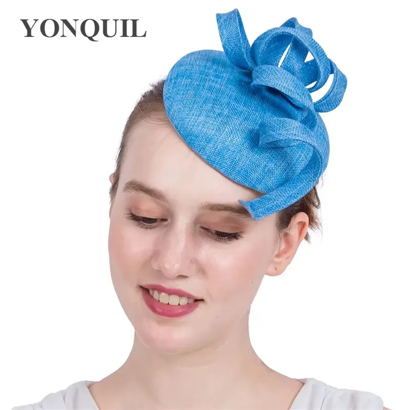

Imitation Sinamay Fascinators Hat Headband For Women Kentucky Derby Headpiece Bridal Wedding Party Races Event Hair Accessories