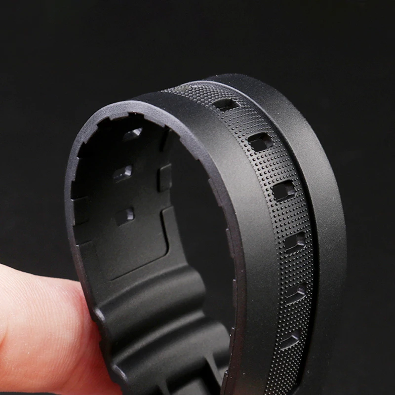 16mm Silicone Resin Watch Band For Casio G-shock Aw-591/590/5230/282b Awg-m100/101G-7700/7710 Hand Bracelet Strap