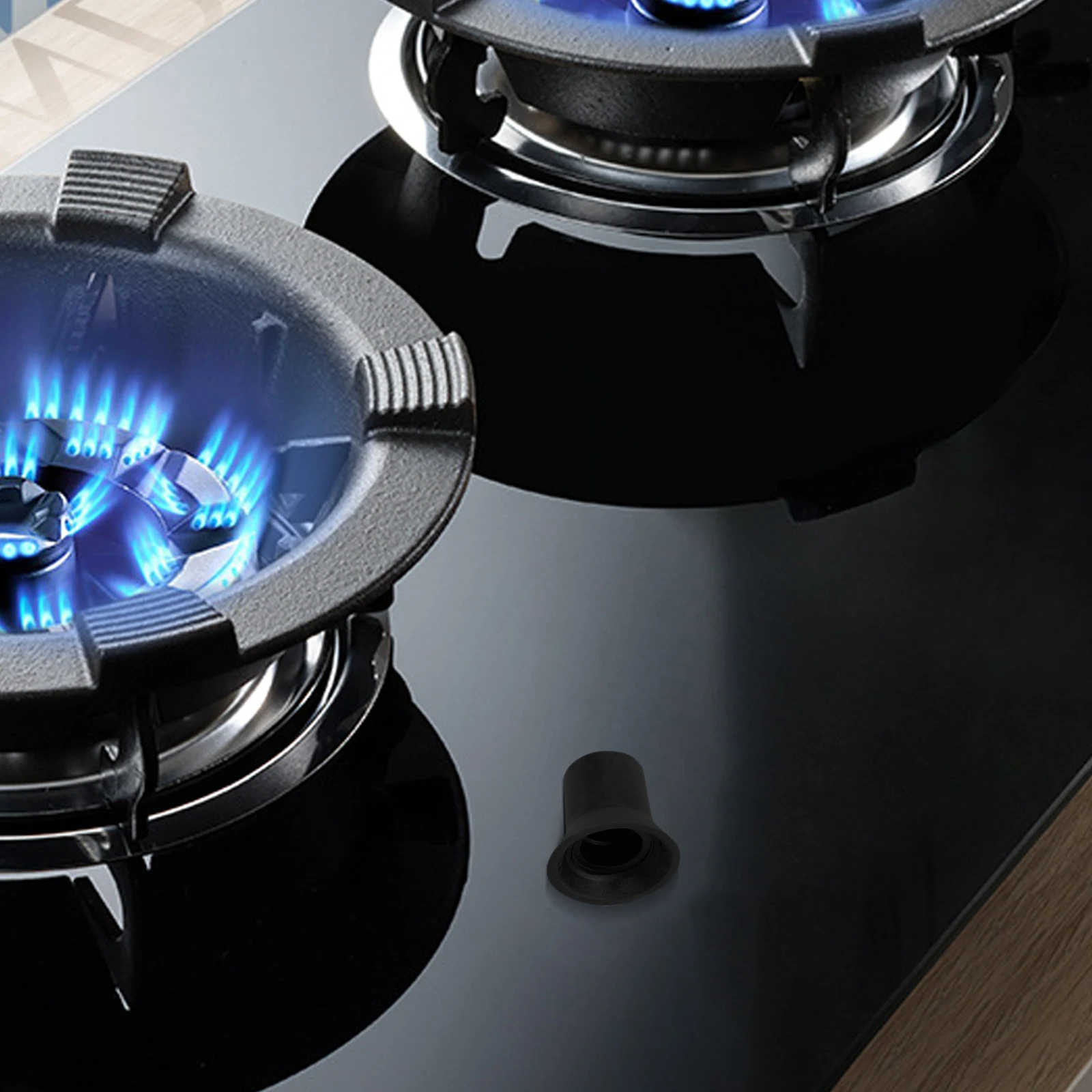 

8 Pcs Gas Stove Foot Mat Burner Hob Rubber Feet Replaceable Metal Grate Range Kitchen