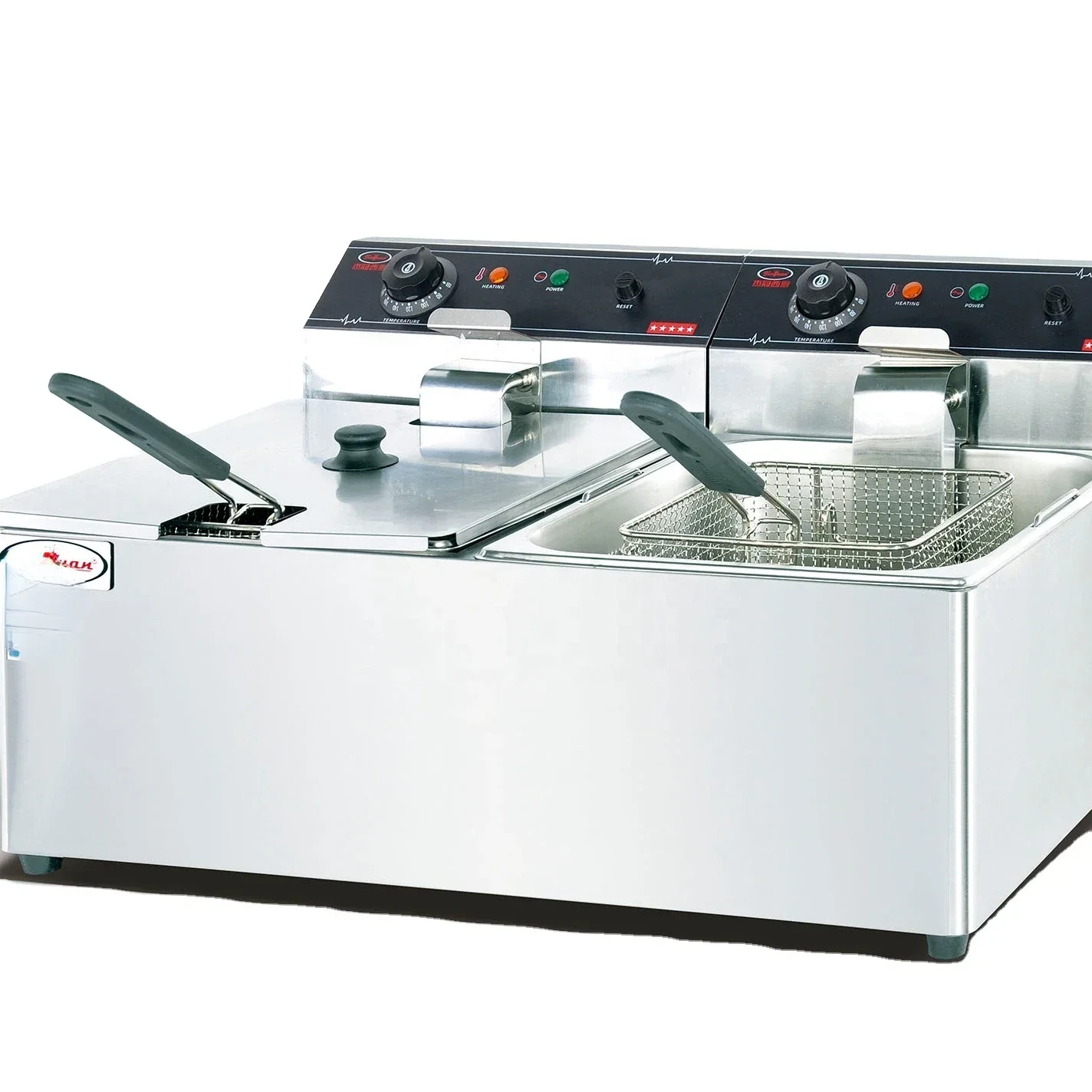 Commercial Counter Electric Deep Frying Pan Equipment Commercial Fast Food Deep Frying Pan