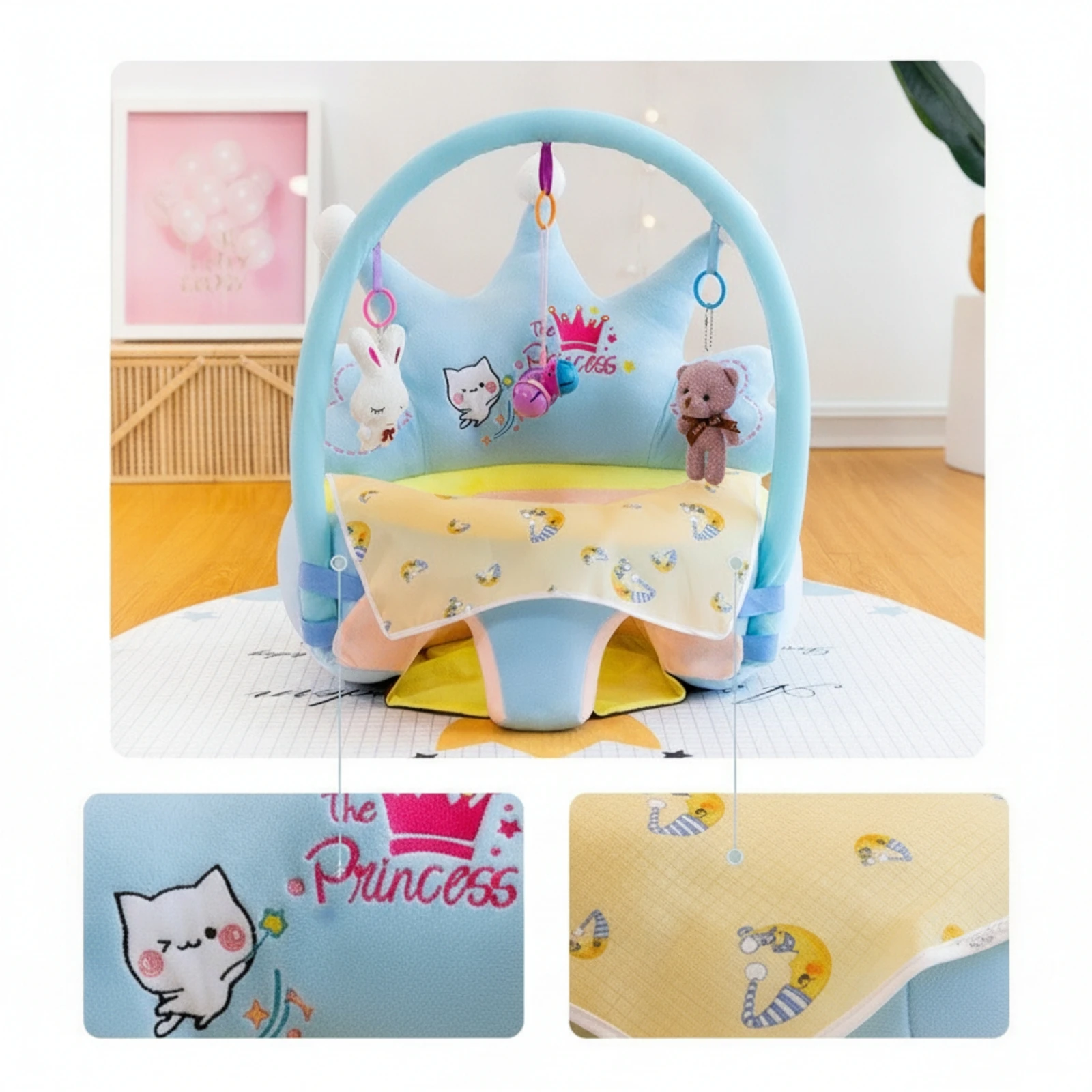 Baby Floor Seat with Toy Bar S - Baby Nursery Chair review and price
