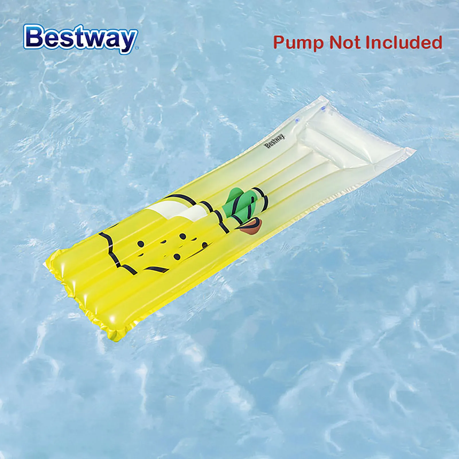 

Bestway 44122 Tricolour Sunbathing Pool Floating Lounger, 188x71cm PVC Water Floating Hammock, Floating Lounger Water Sofa