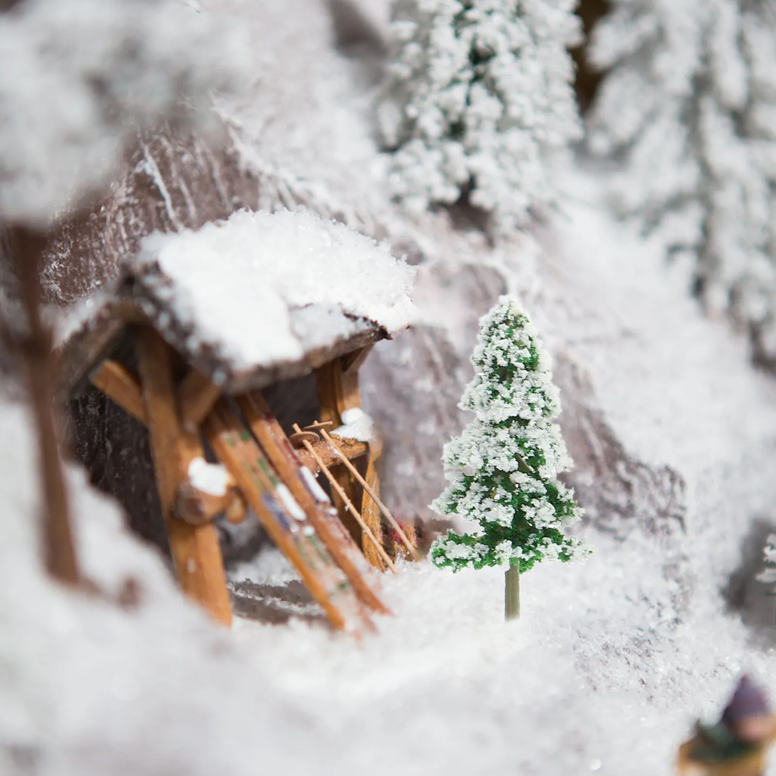 5Pcs Cedar Tree Landscaping Decoration Miniature Road Trees for Diorama Train Scenery Sand Table Landscape DIY Small Pine Tree view 5
