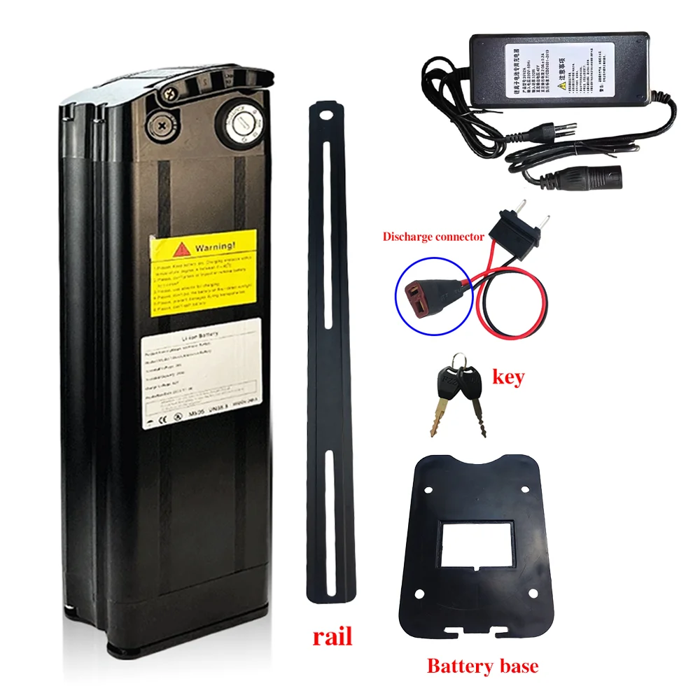 For Silver Fish 36V 30Ah removable Lithium battery pack built-in BMS For 250W-1000W Folding E-two wheeler+ Charger
