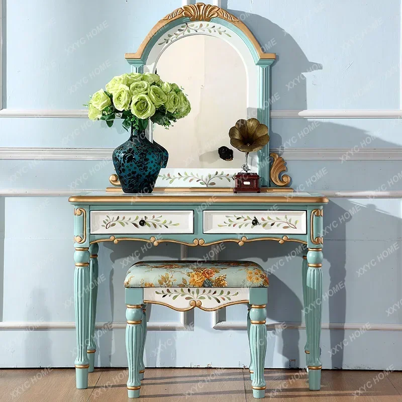 X Smart Home Stool Drawers Vanity Table Modern Makeup Storage Luxury Dressing Table Aesthetic Decor Tocador Mueble Bedroo