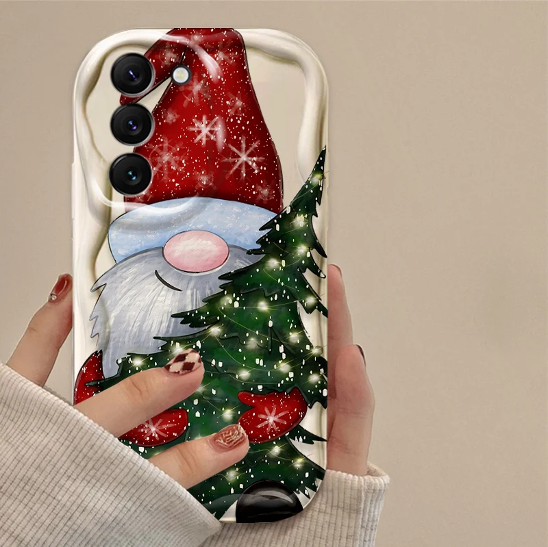 Santa Claus Case for Samsung Galaxy S25 S24 S23 S22 S21 Ultra Plus S20 FE A73 A72 A71 A56 A55 A54 5G A52 A52S A51 4G Back Cover - náhled 4