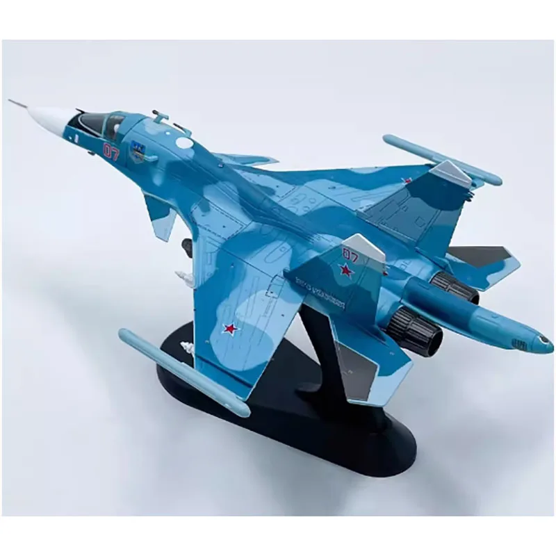 سبيكة نموذج مقاتل عسكري ، طائرة طيران للأولاد ، دييكاست 1: محاكاة طائرة روسية متناسبة Su34 ، SU34