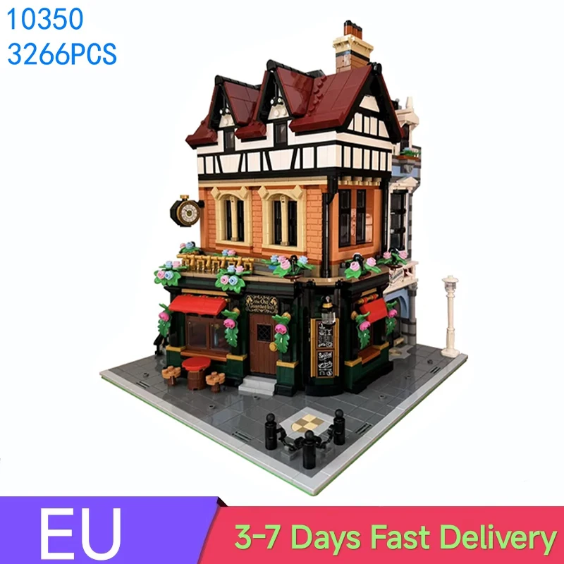 3266 Stück Eckkonstruktion Bausteine Kreative Straßenansichten Ziegelspielzeug Kinder Erwachsene Weihnachtsgeschenke Kompatibel mit 10350