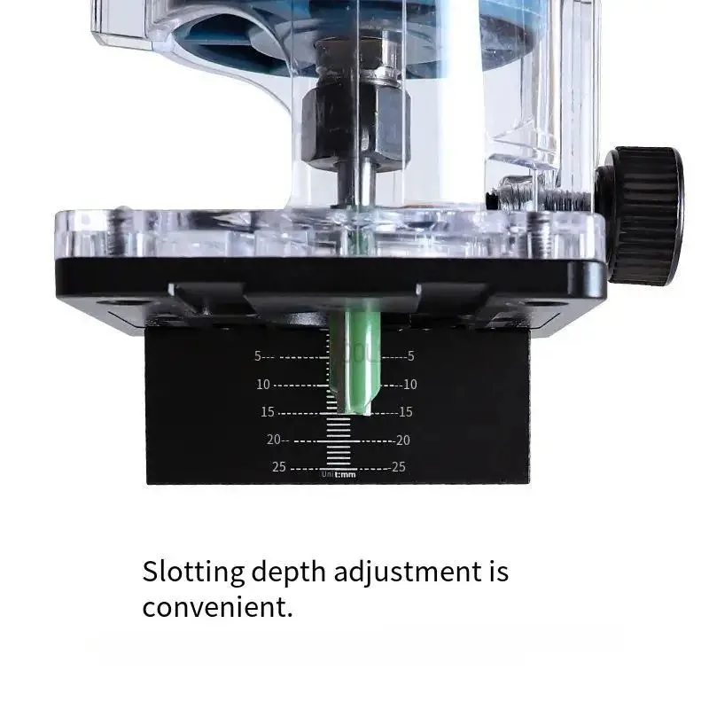 Imagem -05 - Limit Slotted Bracket para Invisible Fastener Connector Woodworking Buckle Fastener Wood Milling Guide Base 65 mm Trimming Machine