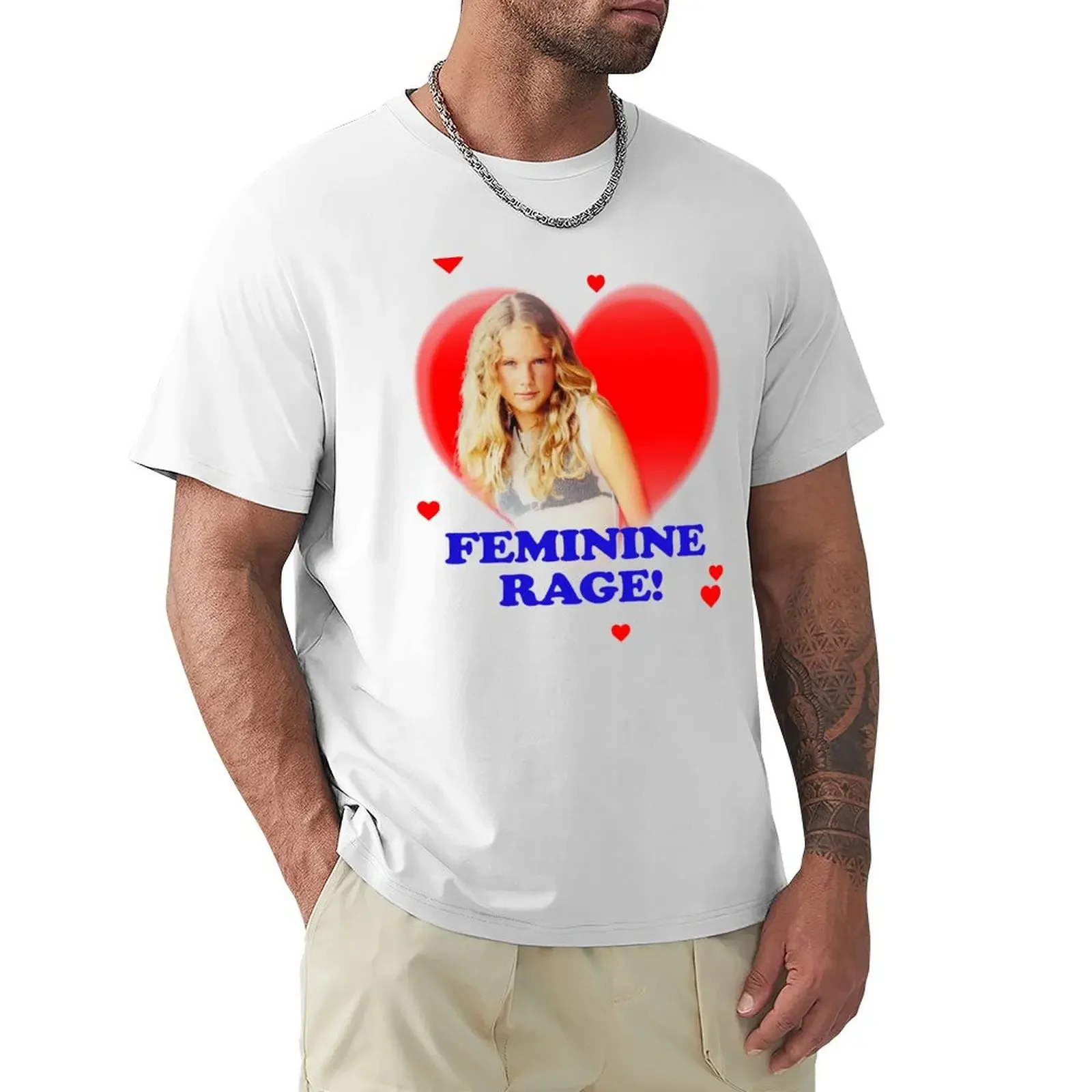 Feminine Rage T-Shirt Blouse vintage customs mens graphic t-shirts anime