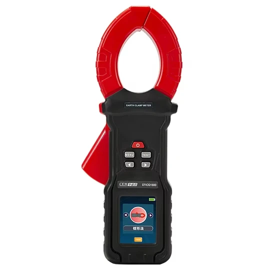 

CEM DT-CG1500/CG1800/CG2000 series ground pile clamp grounding resistance tester