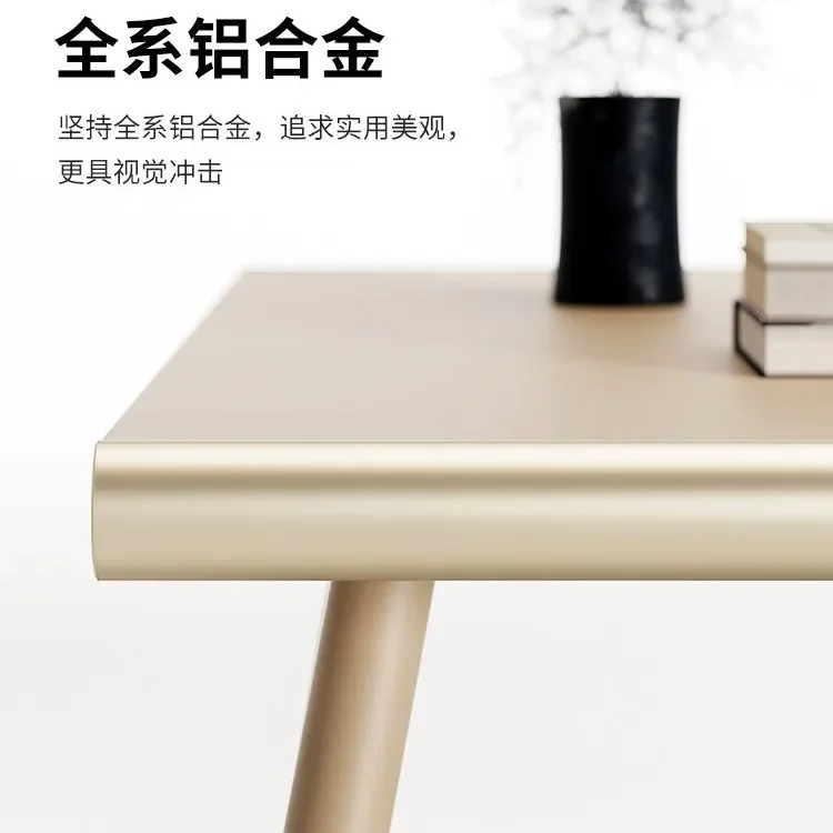 طاولة مؤتمرات بسيطة وحديثة لتفاوض كرسي غرفة الاجتماعات لثمانية أشخاص صغارًا