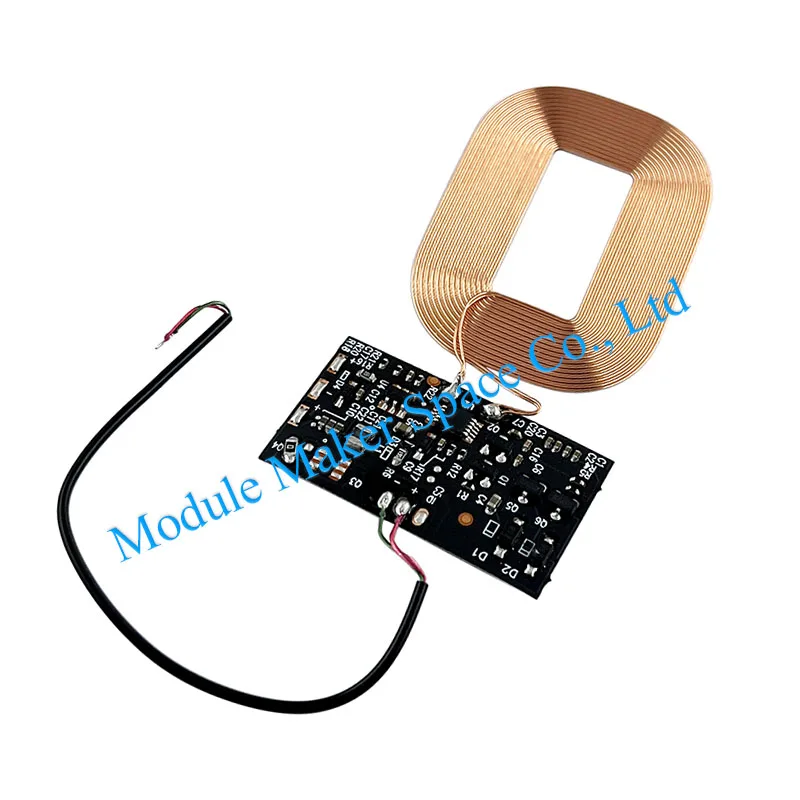 وحدة استقبال شاحن لاسلكي لوحة PCBA ملف عالمي DIY حل شحن لاسلكي مع ورقة عزل مغناطيسية #1