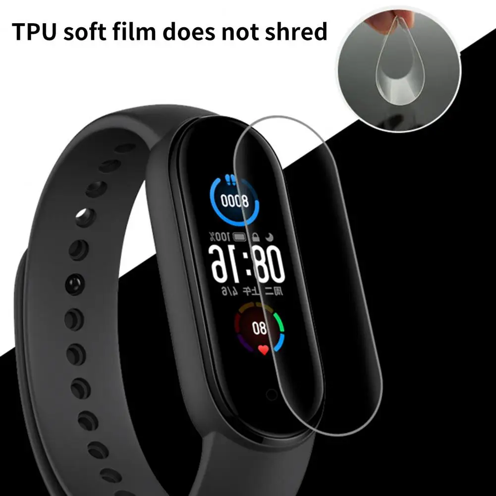 Excellent Smart Watch Full Screen Film Cover Self-adhesive Watch Screen Film Smart Watch Soft Protective Film