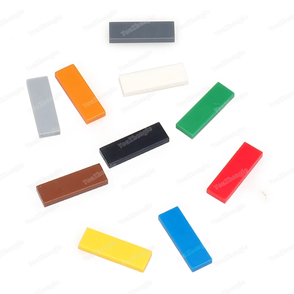 63864 Bouwsteen 1x3 Dots Low Board Tegels Accessoires Kleine Deeltjes Model Figuren Scènes Militaire Stad Kind Geschenken diy Speelgoed