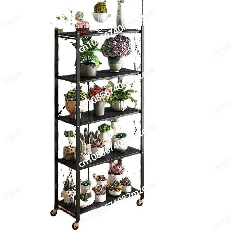 

Household installation-free shelves, kitchen microwave oven removable storage racks