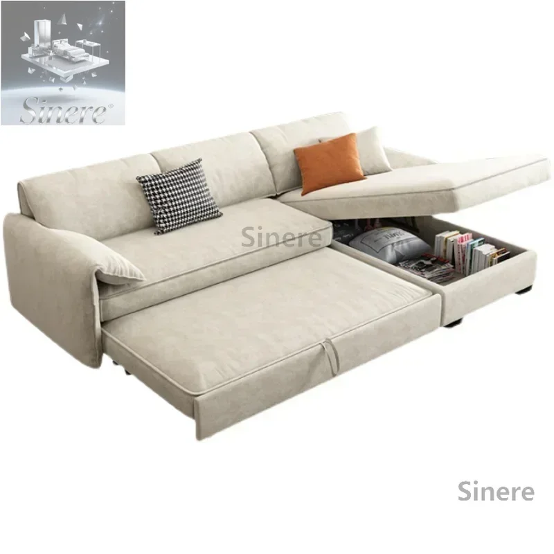 

Luxury Multifunctional Sofa Bed Reclining Folding Living Room Modern Sofa Storage Design Puffs Sofa Camas Baratos Home Furniture