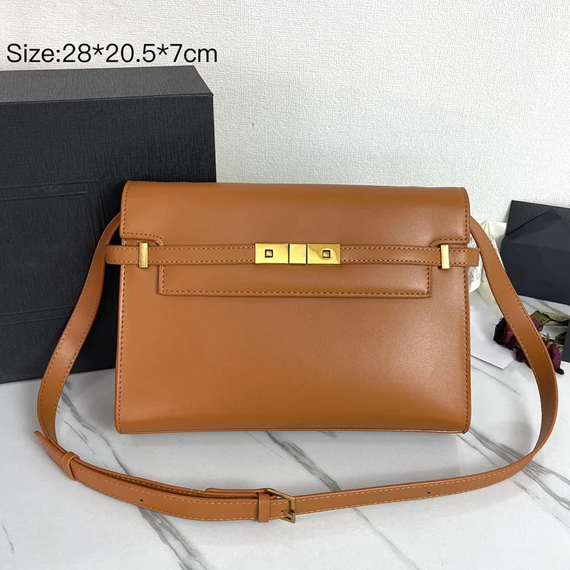 

New High-end Texture Versatile Shoulder Bag, Classic French Design Rectangular Handbag, Light Luxury Style Crossbody Women's Bag