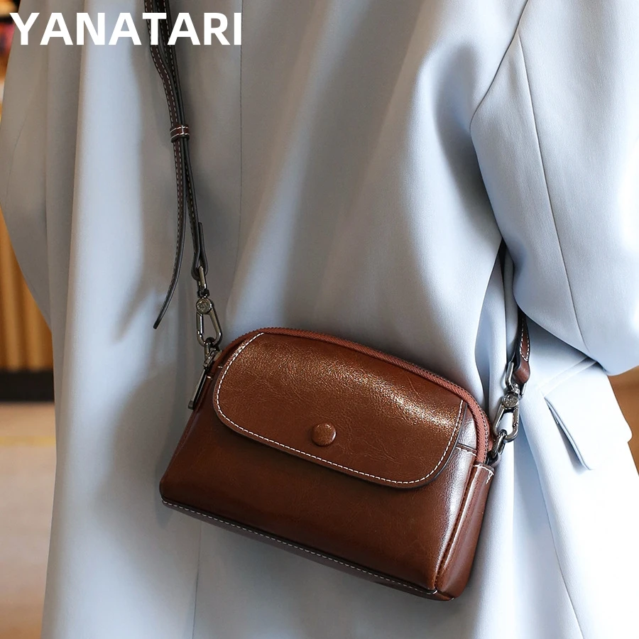 

mini small genuine leather vintage bag Crossbody Bag luxury mobile phone shoulder bag women mobile bag for women