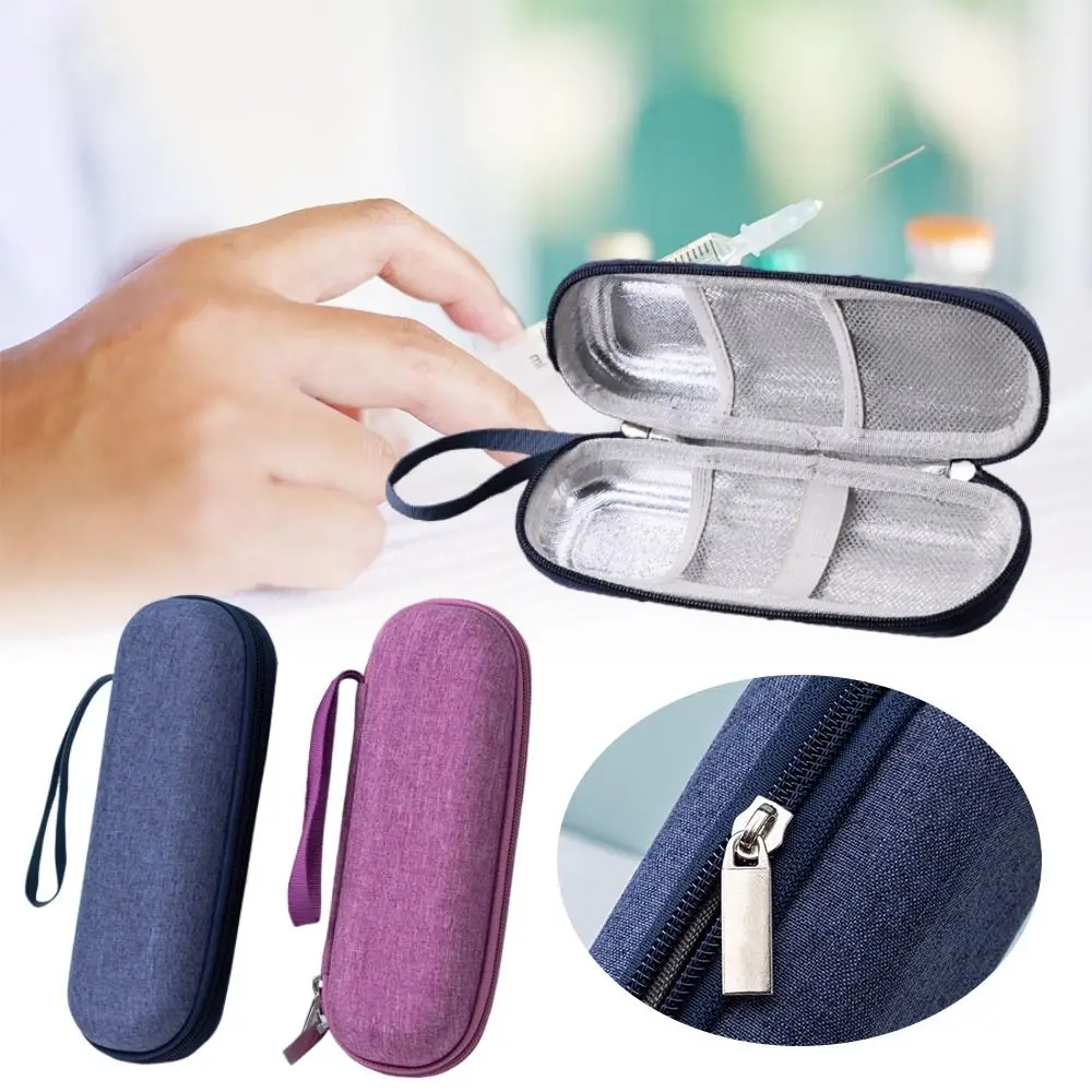 Portable EVA Insulin Cooling Bag Waterproof Thermal Insulated Pocket Pill Protector Pen Bag for Diabetics