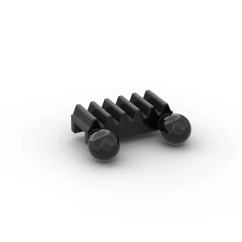 MOC 10PCS Replaceable 6574 1x2 With 2 Tow Ball Brick Gear Rack Building Blocks  Fascinating Toy Adults Kids Special Day Gift