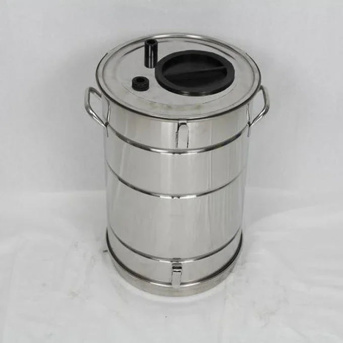 Stainless Steel Fluidizing Powder Bucket Powder Hopper for Powder Coating Machine