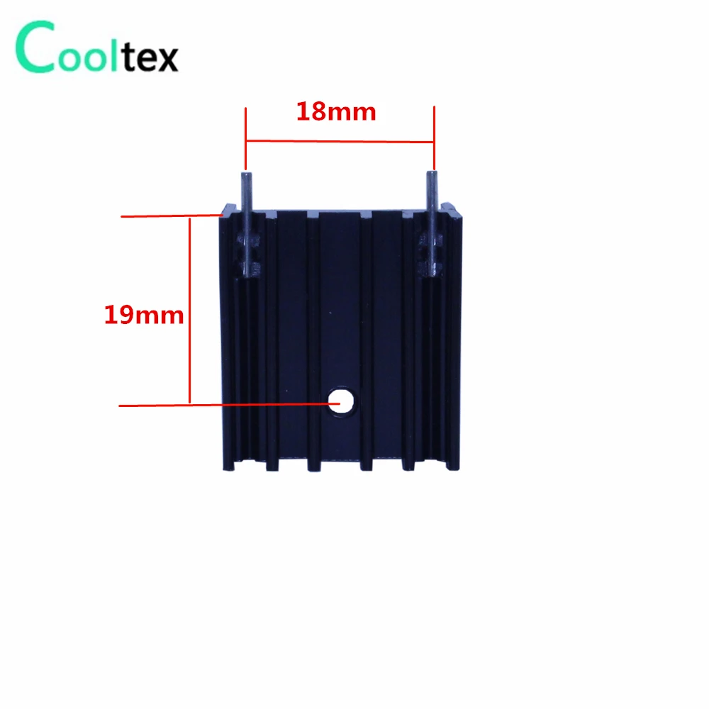 20pcs/lot 25x23x16mm MTDA7294 L298 IC heatsink heat sink radiator cooling