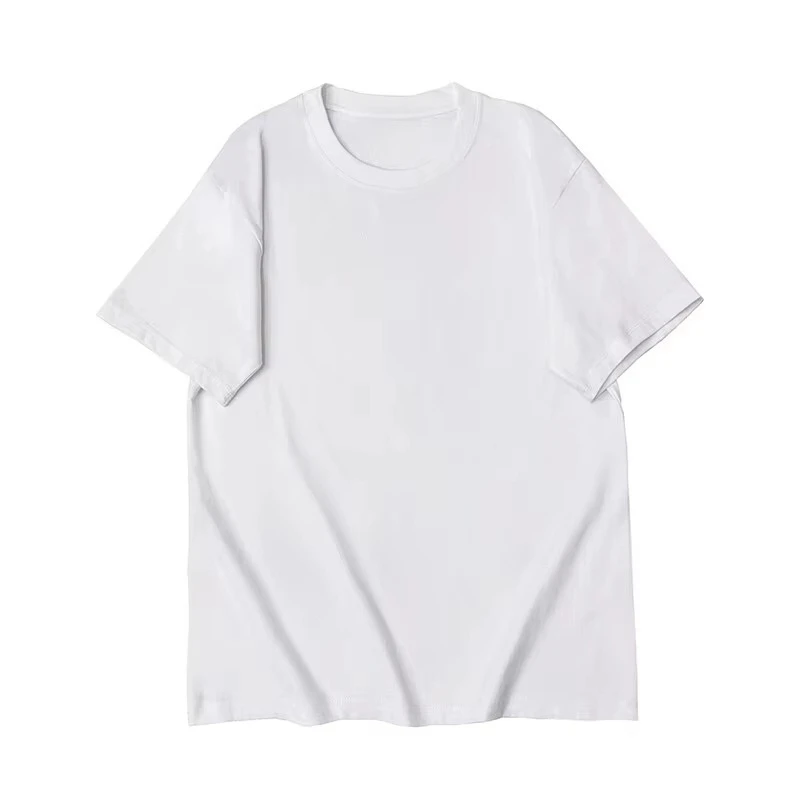 T-shirt estiva in cotone 100% T-shirt da donna tinta unita O-Collo a maniche corte Top coreano T-shirt comoda da uomo e da donna allentata S-3XL