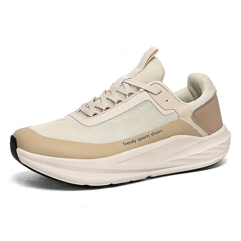 New Wide Toe Men Shoes Casual Versatile Soft Sole Wide Last Shoes Walking Sneakers Breathable Mesh Comfortable Barefoot Shoes