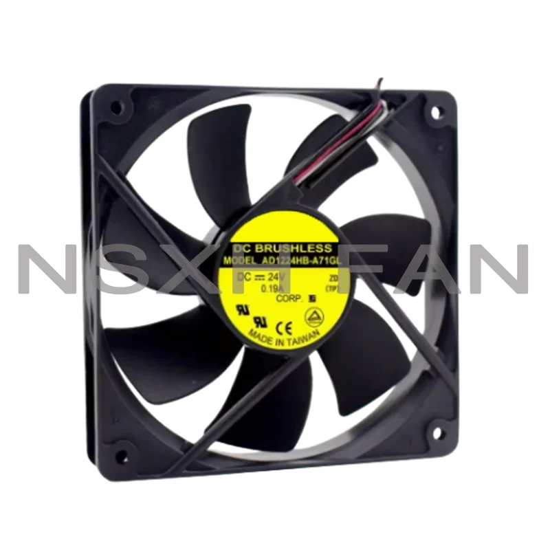 NEW AD1224HB-A71GL 1225 DC24V Bearing Cooling Fan